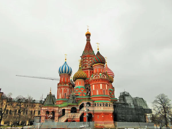 Церковь Ивана Блаженного Москве — стоковое фото