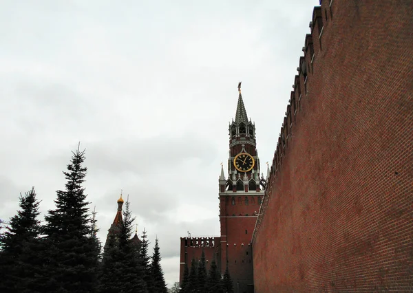Спасская Башня Московского Кремля — стоковое фото