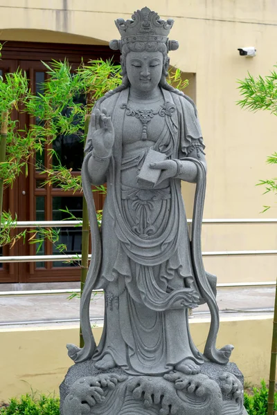 Bangkok, Tajlandia-sierpień 03, 2019: Guanyin w fo Guang Shan Thai H — Zdjęcie stockowe