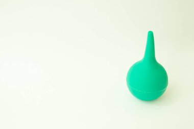  Tıbbi lavmanla bağırsak temizleme. Üst Manzara. Model yap. Düz konum.