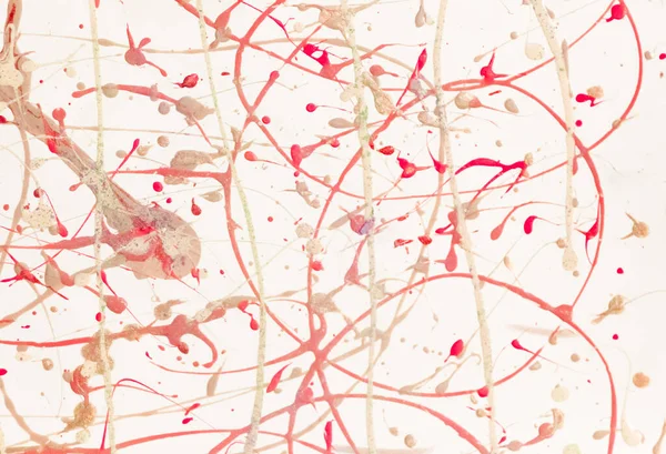 Рожеві Бризки Плями Абстракція Від Крапель Фарби Блискітки Лак Нігтів — стокове фото