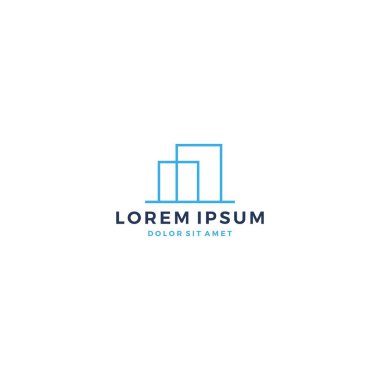 logo şablonu vektör simge yapı soyut