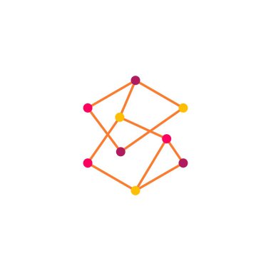 blockchain ağ Kripto bitcoin ethereum cryptocurrency logosu