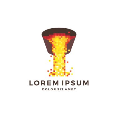 bit döküm bit eşlem dijital logo vektör indir