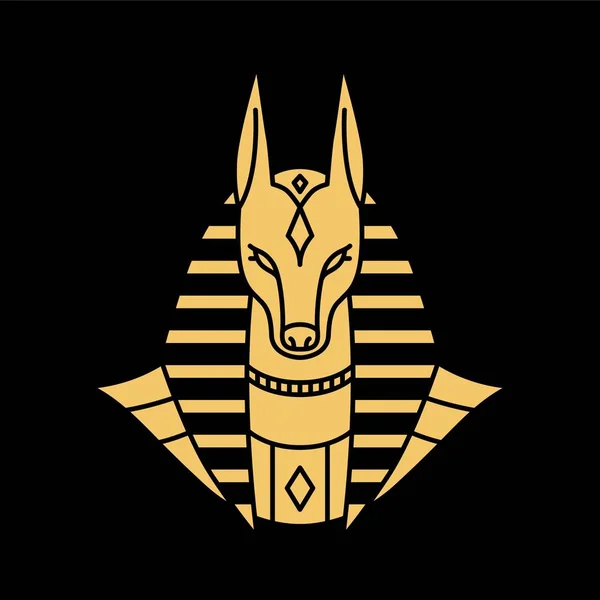 Anubis logo vektör illüstrasyon — Stok Vektör