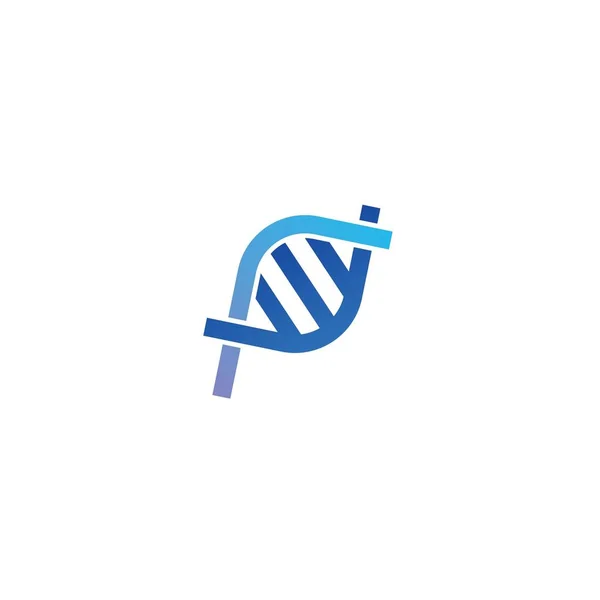 ADN logo gen cepa genética bio vector icono símbolo — Vector de stock