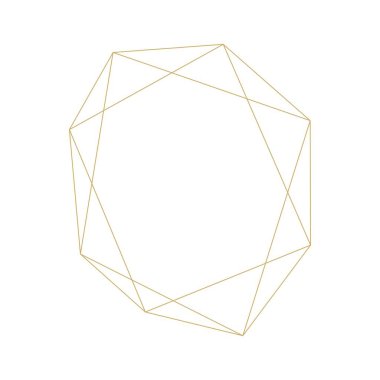 Anahat süsleme hat geometrik vektör çerçeve