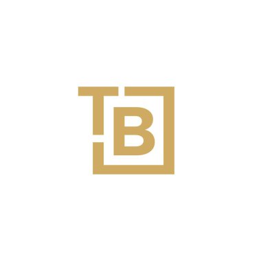 TB harf işareti Logo vektör simgesi