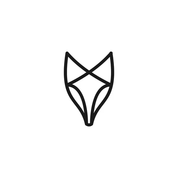 Fuchs logo vektor symbol illustration — Stockvektor