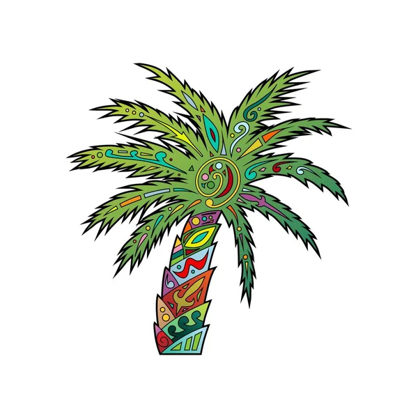 Вектор логотипа пальмового орнамента — стоковый вектор