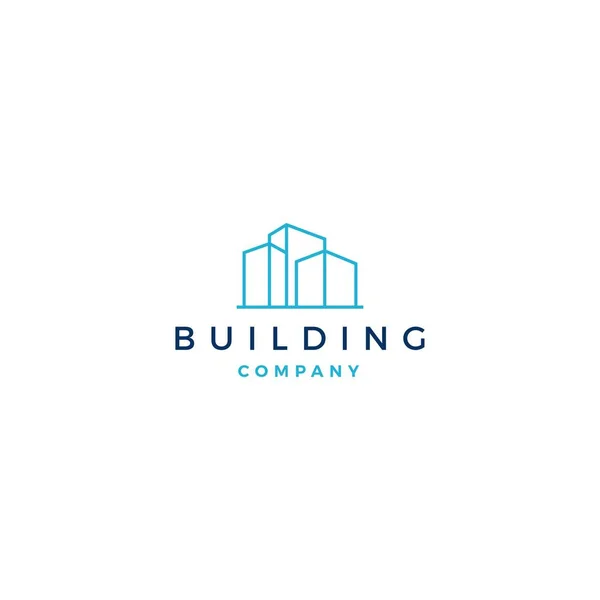 Building logo vector illustration icon download — Stock Vector