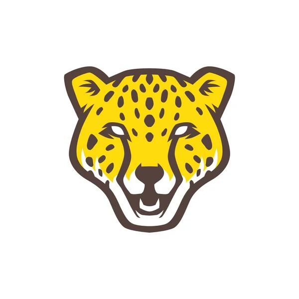 Ilustração do ícone do vetor do logotipo da cabeça da pantera —  Vetores de Stock
