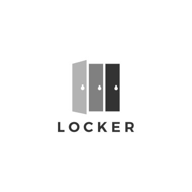 Locker room logo vector icon illustration vector Locker room logo vector icon illustration vector