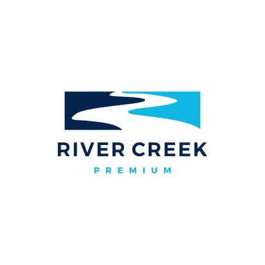 River Creek logo vektör illüstrasyonu