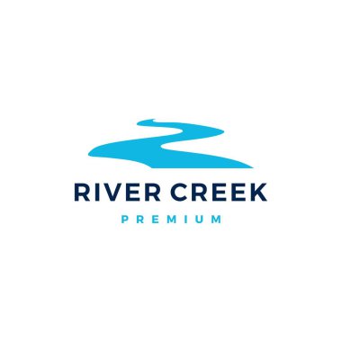 River Creek logo vektör illüstrasyonu