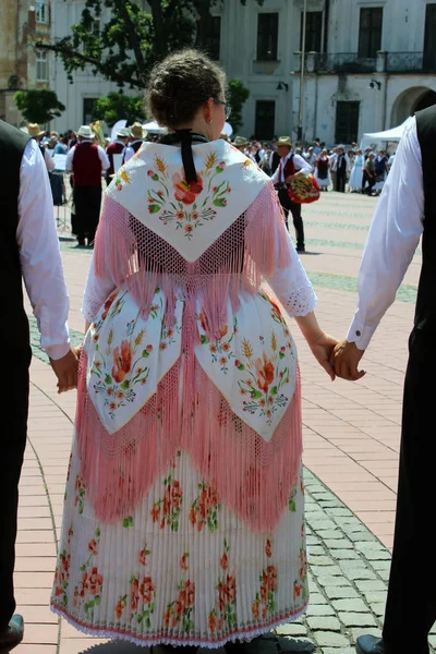 Timisoara Timis Romania June 16Th 2019 Young German Schwaben Girl — Stock Photo, Image