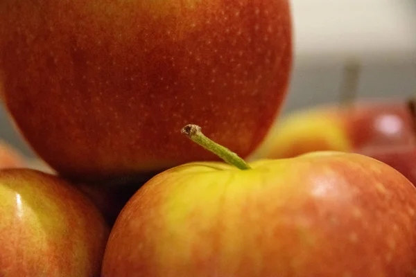 Quelques Pommes Sur Table — Photo