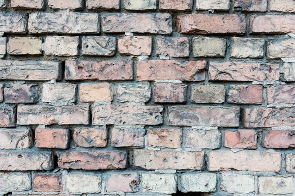 Ruwe Bakstenen Muur Textuur Achtergrond — Stockfoto
