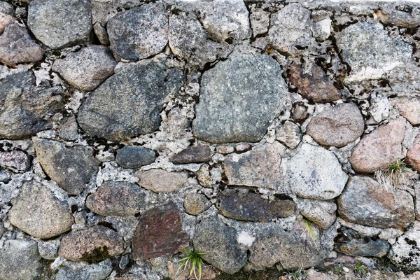 Alte Strukturierte Und Gealterte Steinmauer Hintergrund — Stockfoto