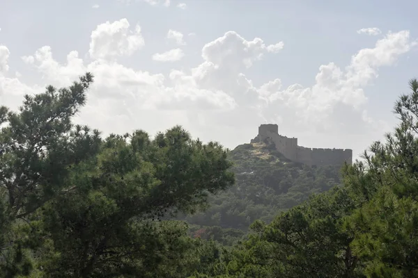 Ερείπια του κάστρου της Κρητανίας στη Ρόδο — Φωτογραφία Αρχείου