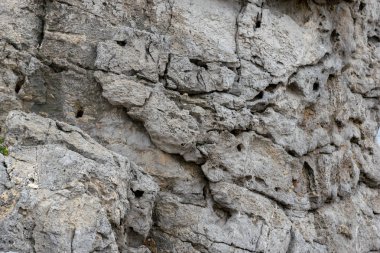 eski pürüzlü, yıpranmış, dokulu kaya yüzeyi