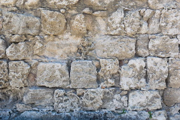 Vecchio muro di pietra, muratura antica . — Foto Stock