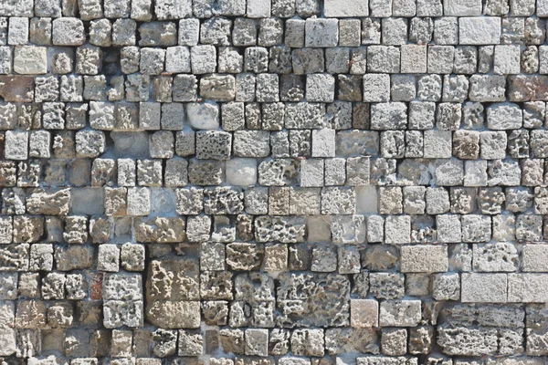 Старая каменная стена, древний кирпич . — стоковое фото