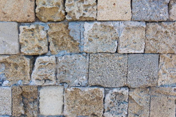 Old stone wall, Ancient brickwork. — Stock Photo, Image