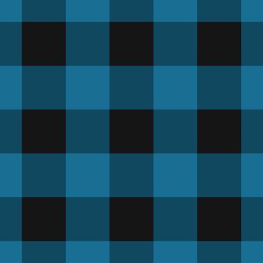 Dikişsiz desen - siyah, karanlık ve parlak mavi tartan, Masa örtüsü