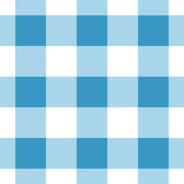 Patrón Sin Costuras Tartán Blanco Oscuro Azul Brillante Mantel — Archivo Imágenes Vectoriales