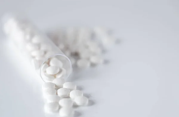 Μεγάλος Αριθμός Δισκίων Συνταγογραφούμενα Χάπια Παραγωγή Φαρμάκων Ψώνια Στο Φαρμακείο Εικόνα Αρχείου