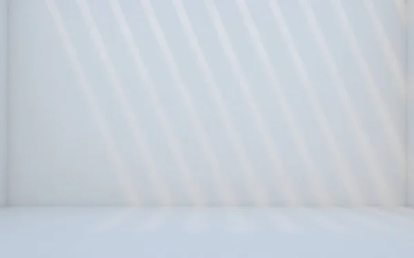 Abstract white room. Blank room with wall. 3d rendering