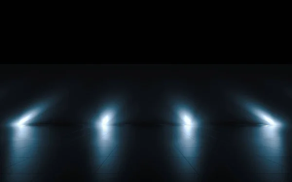Futuristische Abstracte Licht Reflectie Rendering — Stockfoto