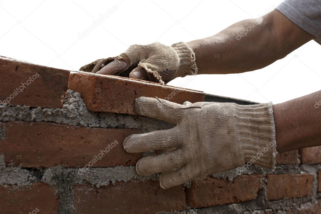 building a brick wall