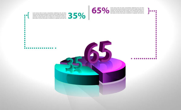 Набор схем бизнес-цикла, круговая диаграмма для документов, представитель
