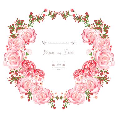 Lüks tebrik kartı güzel çiçekler tarzı.