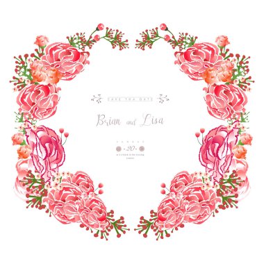 Lüks tebrik kartı güzel çiçekler tarzı.