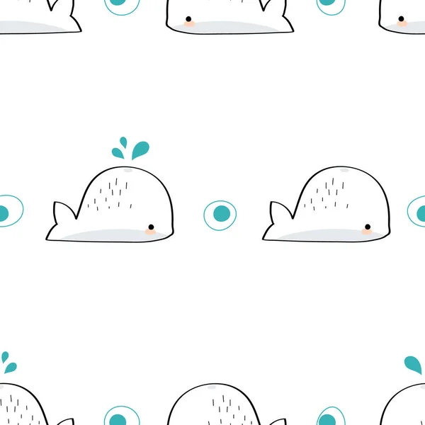 Cute Gambar Paus Tangan Ditarik Ikan Paus Gestur Berwarna Wajah Stok Ilustrasi 