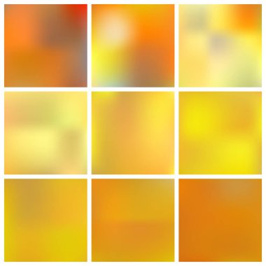 Degrade Mesh farklı renklerde boyanmış.