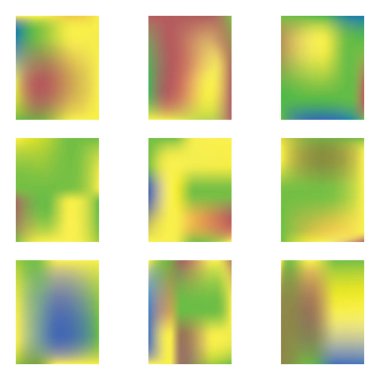 Basit teknikler tarafından gerçekleştirilen fütüristik sanat eseri.