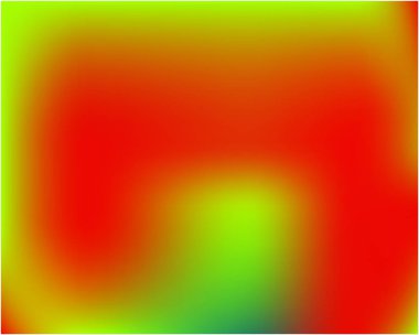 Degrade Mesh farklı renklerde boyanmış.