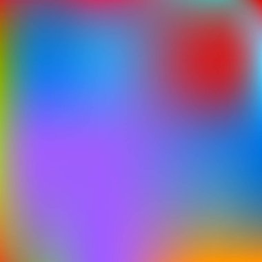 Degrade Mesh farklı renklerde boyanmış.