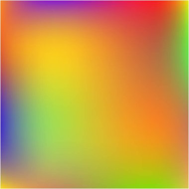 Çeşitli kombinasyonlardan parlak bulanık grafikler.