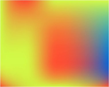 Çeşitli kombinasyonlardan parlak bulanık grafikler.