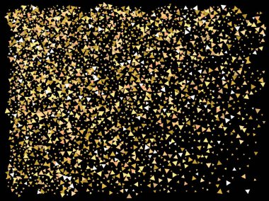 Düşen altın üçgenler.