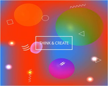 Bulanık desenler sihirli zemin.