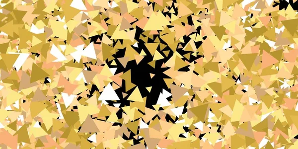 Beautiful shiny falling triangles. — Stock Vector