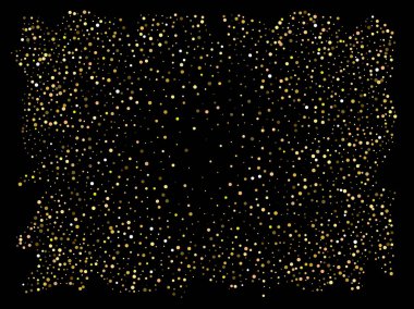 Siyah arka planda kaotik çevrelerde.