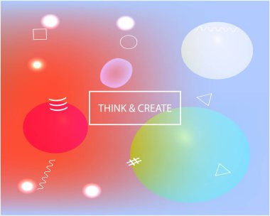 İlham verici renkli modern arka plan.