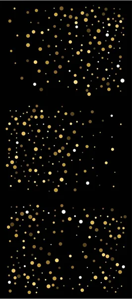 Abstract gold circles for holidays.